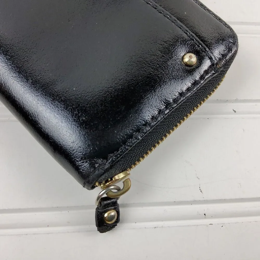 Michael Kors MK Zip Around Full Size Wallet Black